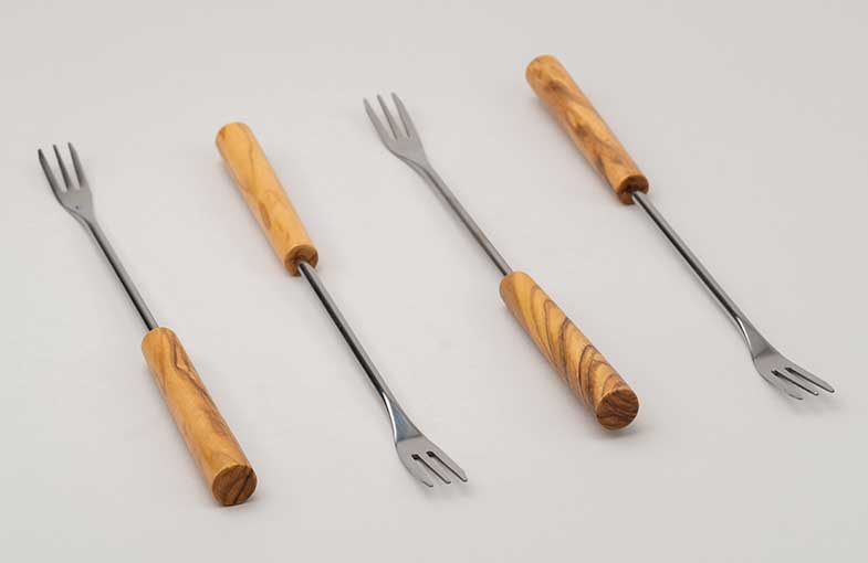 Cheese fondue forks set of 4
